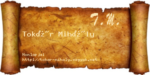 Tokár Mihály névjegykártya